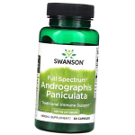 Andrographicuse ekstrakt, Full Spectrum Andrographis Paniculata 400, Swanson 60 kaps (71280198) 60caps