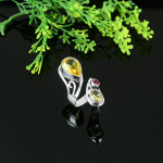 Citrine Handmade 925 Sterling Silver Jewelry Ring Size 8 n7h00