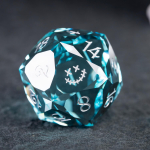 Originaalsed suured t&auml;hemustriga teemantl&otilde;ikega coc jooksmise dnd t&auml;ringud kristallv&auml;&auml;riskivi t&auml;ringud kohandatud D20 t&auml;ringud