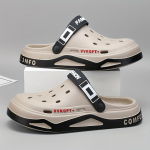 Mugavad Unisex EVA Casual libisemiskindlad sussid hingav sisetald ja pehme tallaga rannasandaalid 42-43 khaki
