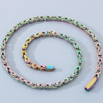 50-65CM 6MM Keti kaelakee choker meestele Luksuslik kullav&auml;rvi roostevaba teras meeste kaelakeed Parimad s&otilde;brad Poisid S&uuml;nnip&auml;ev Ehted Kingitused 65CM