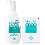 Dr. Reddy's Venusia Max Lotion and Bathing Bar | 24 hour Moisturizing | Intense hydration | Barrier Care | Soap Free Formulation | 500g, 75g