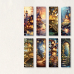 8 tk. L&auml;bipaistev PET Dreamland J&auml;rjehoidja Fairy Forest Bookmark J&auml;rjehoidjad lastele Naised &otilde;petajad &otilde;pilastele kingitused