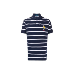 Polo Ralph Lauren triibuline lai l&uuml;hikeste varrukatega polo s&auml;rk meestele topid Sinine 710795723-001 S