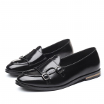 Uued Briti Stiilis Meeste Trendikad Monk-rihmaga Kingad Meeste Mokassiinid Pulmapeo Kodupidu Kontoripeo Jalatsid Zapatos De Novio 37 must