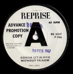 7-tolliline plaat TRINI LOPEZ - Gonna Get Along Without Ya Now RS20547PROMO Reprise Records 1967 UK Rock Kasutatud