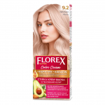 Florex Super permanent hair dye cream - Give your hair deep nourishment, Makes your hair soft and silky-shiny. Perlina 9.2