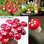 10/50/100 tk Kunstlik miniseene miniatuursed haldjaaia samblad terraariumivaigust k&auml;sit&ouml;&ouml; kaunistused panused k&auml;sit&ouml;&ouml; 10pcs