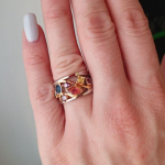 Naiste Torina Kristallkvartsi Ionix S&otilde;rmus Ionix Teraapia Kvartskristalli S&otilde;rmus Kaalulangetuseks L&uuml;mfidrenaaž Magnetteraapia S&otilde;rmused 10