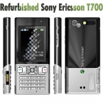 Renoveeritud originaal Sony Ericsson T700 mobiiltelefon 3MP kaamera 3G mobiiltelefon 1 SIM-kaardiga No charger must/h&otilde;be
