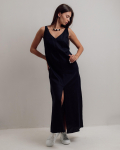 Suvine sarafan kaunistusega Nagrada 5137 36 must linane 40 beež