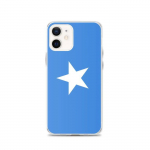 Coque pour iPhone - PIXELFORMA - iPhone 12 - Drapeau de la Somalie - Silikoonist supp - Design l&eacute;ger
