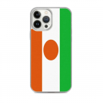 Coque iPhone &ndash; Drapeau Niger &ndash; iPhone 13 Pro Max &ndash; Souple &ndash; Mitmev&auml;rviline &ndash; Vertikaalne