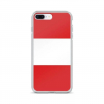 Coque iPhone &ndash; Drapeau P&eacute;rou &ndash; Souple &ndash; Kaitse&scaron;okid &ndash; &Uuml;hilduv iPhone 8 Plus