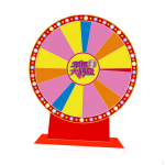 Roulette with, Lightweight, Wheel of Fortune, Wheels for Meetings, Game Fortune Style A