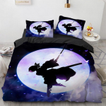 Kuumad Kamado Nezuko Voodipesukomplektid Anime Demon Slayer Voodikate Teismelistele T&uuml;drukutele Moodne Twin Single Queen King T&auml;issuurus Tekikott AU King 240x210cm