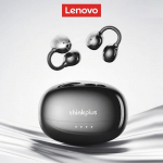 Originaal Lenovo LK6 juhtmevabad Bluetooth 5.4 k&otilde;rvaklapid k&otilde;rva k&uuml;lge kinnitatavad HIFI helikvaliteediga ENC m&uuml;rasummutusega pika kestvusega k&otilde;rvaklapid must