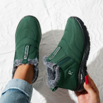 Naiste vabaaja spordi puuvillased kingad, soojad naiste puuvillased kingad, mugavad ja pehmed paksud kodu lumesaapad 39 roheline