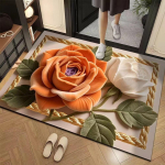 3D Sissep&auml;&auml;su Lillevaip Vannitoa P&otilde;randamatt Sissep&auml;&auml;suuks Vannituba Libisemiskindel Matt Jalamatt 40 * 60Cm