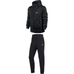 Nike Logo Tr&uuml;kiga Soe Jakk Tikitud &Uuml;hev&auml;rviline Fliis Pikk P&uuml;ksid Vabaaja Spordir&otilde;ivaste Komplekt Meeste &uuml;likond Must 623451-010+716831-010 L black