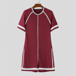 INCERUN Meeste L&uuml;hikeste Varrukatega &Otilde;mblustega Liibuvad Kombinesoonid Romper Bodysuit Pidžaamad Koduriietus M