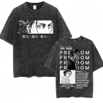 Anime Attack on Titan Armin Arlert T-s&auml;rk Meeste R&otilde;ivad Vintage Pesitud &Uuml;mmarguse Kaelusega T-s&auml;rgid Mood K&otilde;rge Kvaliteediga Puuvillased Topid T-s&auml;rk S