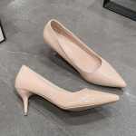 2024. aasta naiste moekingad One Kick naiste pumbad S&uuml;gisene terava ninaga, soliidne seksikas kleit, peole m&otilde;eldud tikk- v&otilde;i &otilde;hukesed kontsakingad 40