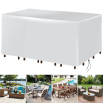 Terrassim&ouml;&ouml;blikomplekti kate Veekindel, Tugev 210D M&ouml;&ouml;blikatted V&auml;listingimustesse Sektsioonsofa Komplekt Rotangist Lauatool R 180x120x74cm h&otilde;be
