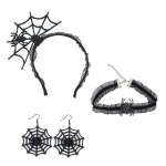 Halloweeni &Auml;mblikuv&otilde;rgu Kost&uuml;&uuml;m Naistele Must Pits Peapael Choker Kindad &Auml;mblikuv&otilde;rgu Keep Mask Reieni K&otilde;rged Pikad Sukad 3pcs