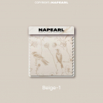 1TK NAPEARL Prantsuse Retro K&otilde;rgekvaliteedilised Beežid Tr&uuml;kimustriga Kardinad T&auml;ielikult Pimendavad Kardinad Magamistoa Elutoa R&otilde;du Akna jaoks Kodukaunistuseks W100cm x L260cm beež