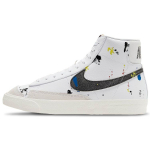 Nike Blazer Mid 77 V&auml;rvipritsmetega Meeste Tossud Valge Must Seil DC7331-100 40.5