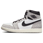 Air Jordan 1 Retro High OG White Cement Unisex tossud Hall Tech-Grey Muslin DZ5485-052 44.5 gray