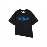 Nike x Off-White T-s&auml;rk (Aasia suuruse m&auml;&auml;ramine) Mustad Meeste Topid DN1758-010 M