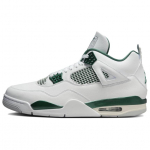 Air Jordan 4 Retro Oks&uuml;deeritud Roheline Unisex Tossud Valge Neutraalhall FQ8138-103 44