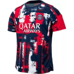 Nike Academy Pro PSG Colorblock &uuml;mar kaelusega jalgpallis&auml;rk V1 Meeste topid &Uuml;likoolipunane FN9657-411 L