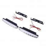 iplusmile 2 tk 8 P&auml;evas&otilde;idutuled S&otilde;idutuled LED DRL LED Autotuled 16.00X4.00X1.50CM