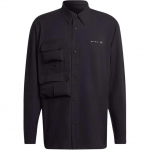 Adidas Originals Trefoil Seeria Polo N&ouml;&ouml;p &Uuml;hev&auml;rviline Mugav Vabaaja Pikkade Varrukate S&auml;rk Meeste S&auml;rgid Must HK2765 L