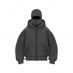 Unisex Balaklava Kapuutsiga Soe Vaba Kapuutsiga Jakk Lukuga Vabaaja Jakk N&auml;omaskiga S&uuml;gis-Talveks V&auml;lispordiks T&auml;navar&otilde;ivad XL