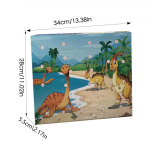 Dinosauri advendikalender 24 p&auml;eva Dinosauri j&otilde;ulude tagasilugemisega kalender M&auml;nguasjad Dino m&auml;nguasi J&otilde;ulukingitus poistele t&uuml;drukutele as picture
