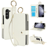 Samsung FOLD7 mobiiltelefoni nahast &uuml;mbris randmepaelaga kaitsekate Z FOLD6 s&uuml;sinikkiust &auml;ri-mobiiltelefoni &uuml;mbris pliiatsihoidik Galaxy Z FOld3 gray