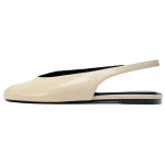 Zara PU Retro Mugavad Vabaaja Kingad 1,5 cm Naiste Kingad Valge 3599610850 36