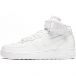 Nike Air Force 1 '07 Mid 'Triple White' Naiste tossud DD9625-100 36
