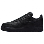Nike Air Force 1 Low Sp 'Triple Black Perforated' Tossud HF8189-001 37.5