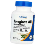 Tongkat Ali, Eurycoma, Tongkat Ali, Nutricost (08647009) 56caps