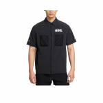 Nike Dri-Fit FW25 UV Logo Kirjaga Hingav N&ouml;&ouml;biga L&uuml;hikeste Varrukatega S&auml;rk Meeste pealisr&otilde;ivad IH4510-010 L