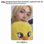 Stray Kids Maailmaturnee DominATE T&auml;hista POP-UP MD Preemia H&uuml;ve Fotokaart KPOP Felix
