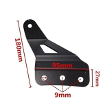 Auto maastiku katuse LED-valgusriba kinnituskindel paigaldusalus valgusriba hoidik black