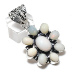 Looduslik Etioopia opaalv&auml;&auml;riskivi 925 sterlingh&otilde;be ehted ripats 2,05 O9q76