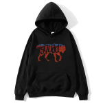 Meeste pusad Life Is Strange 2 Sean Crazy klassikalised dressipluusid R&otilde;ivad Graafiliste piltidega pikkade varrukatega Streetwear Unisex pulloverid M black