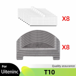 Ultenic T10 iset&uuml;hjenduva robottolmuimeja varuosad Tarvikud Peaharja K&uuml;lgmise harja Hepa filtrid Mopilapid Tolmukotid Asendamine gray